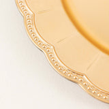 Metallic Gold Disposable Charger Plates Metallic Gold Disposable Charger Plates